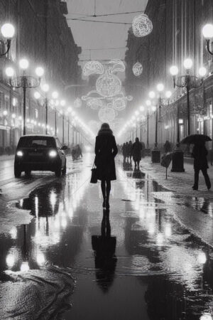 The World In Black And White 6" x 4" Photo Print