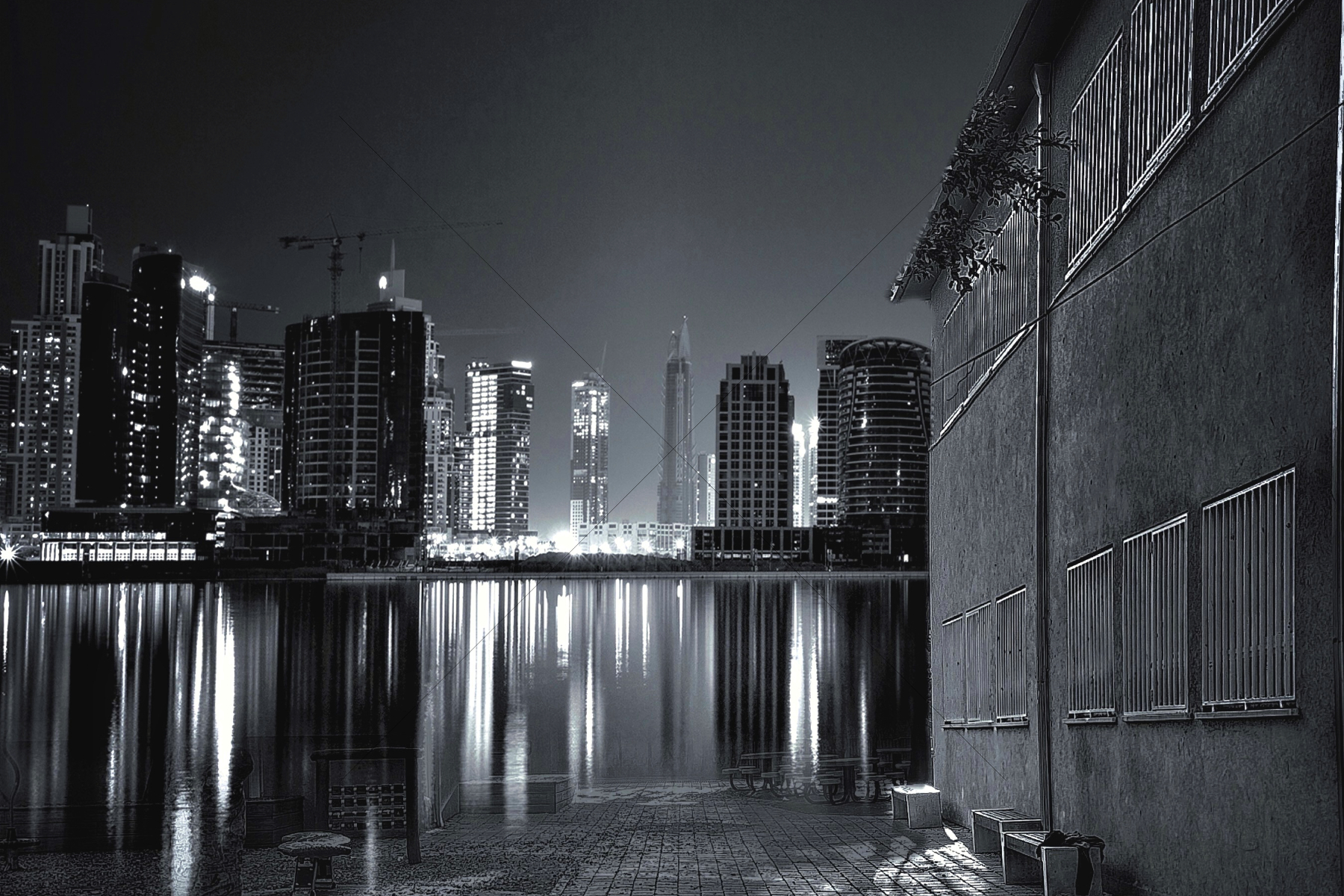 The World In Black And White 6" x 4" Photo Print