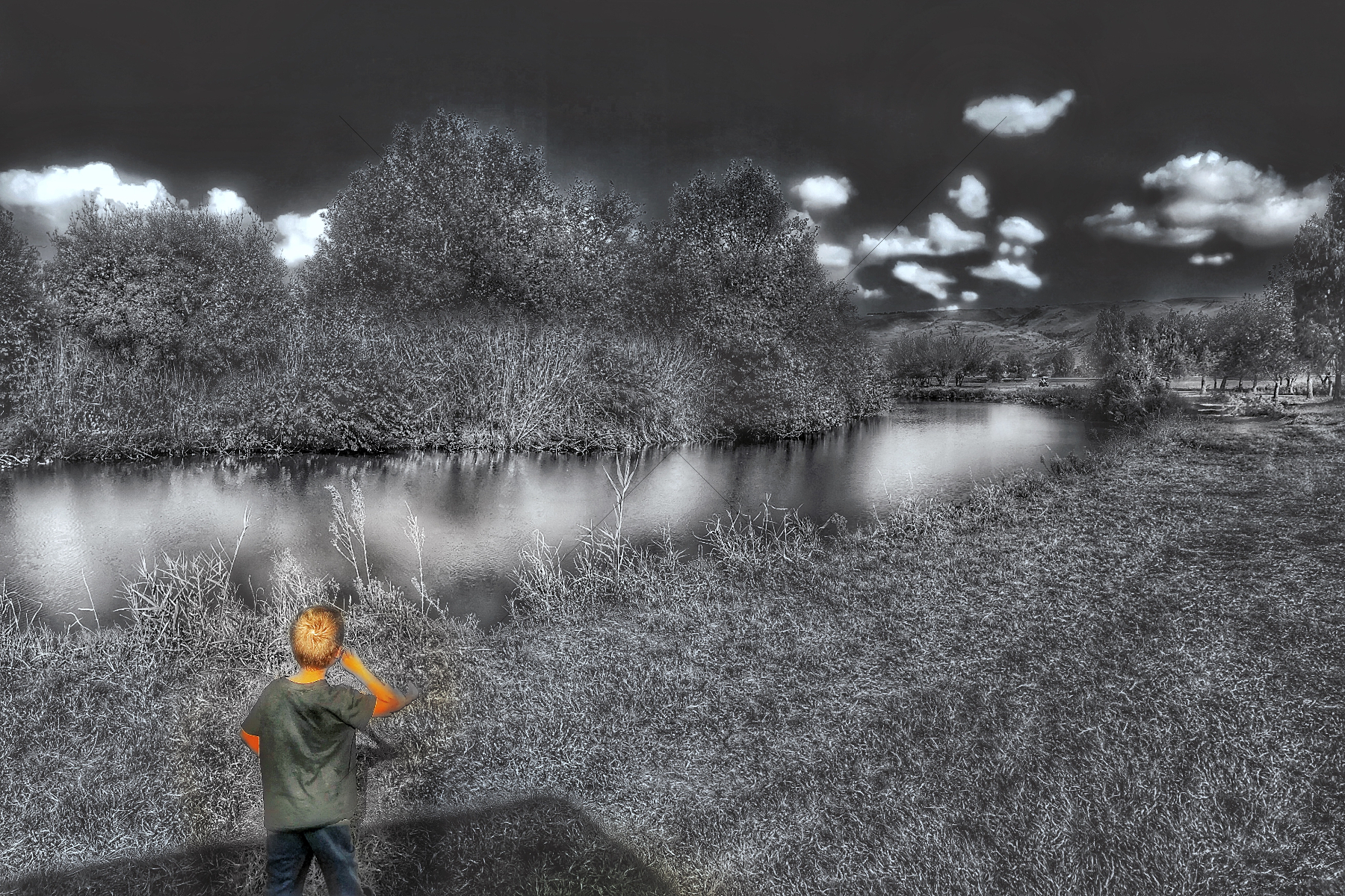 The World In Black And White 6" x 4" Photo Print