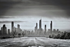 The World In Black And White 6" x 4" Photo Print