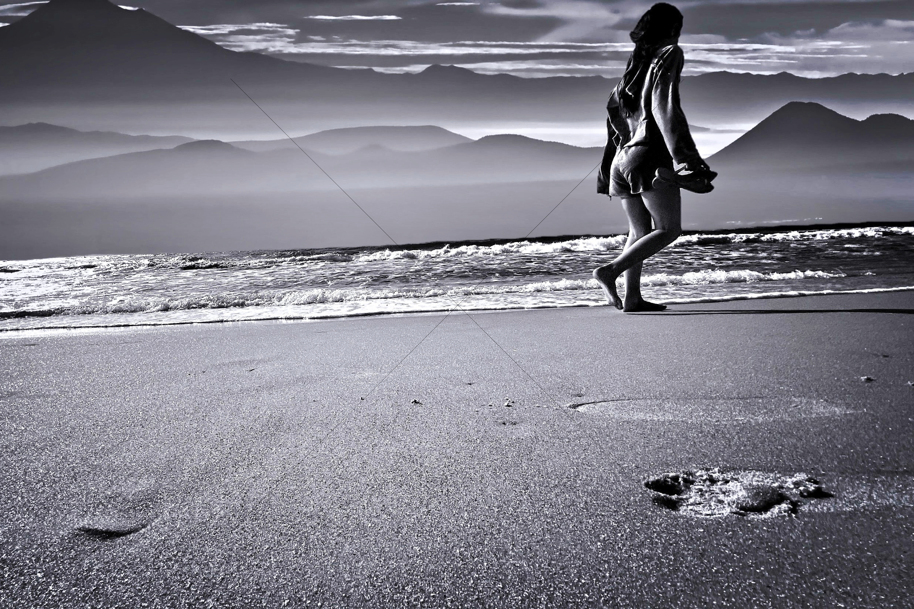 The World In Black And White 6" x 4" Photo Print