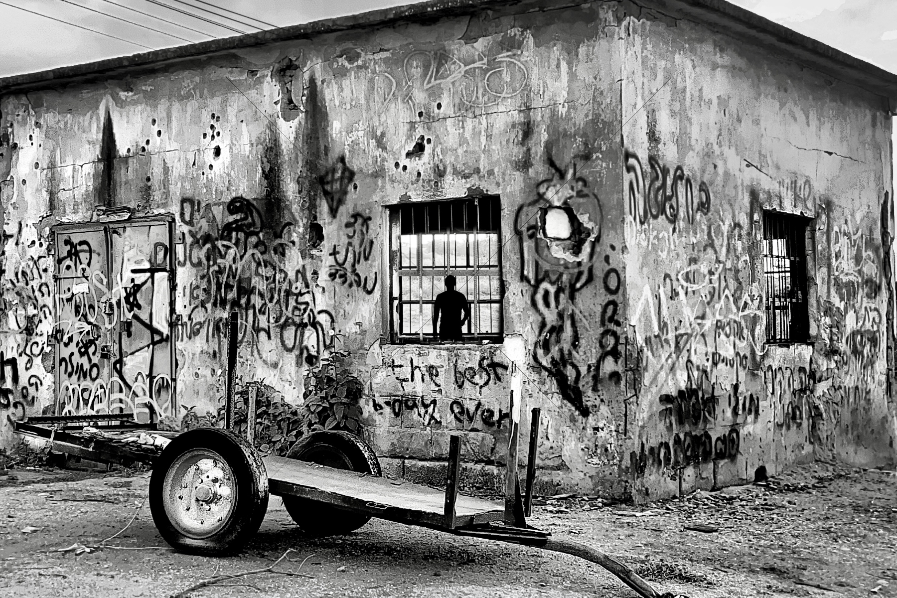 The World In Black And White 6" x 4" Photo Print