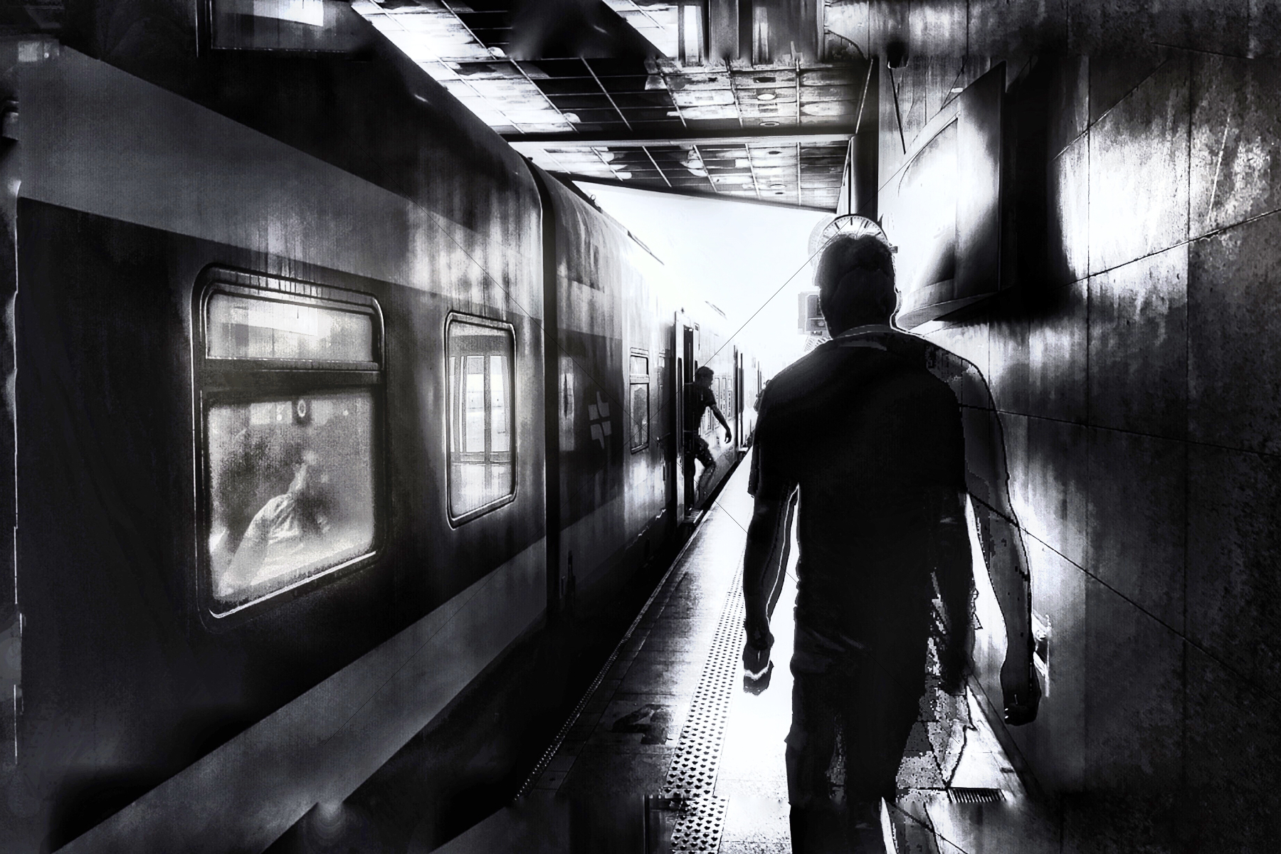 The World In Black And White 6" x 4" Photo Print