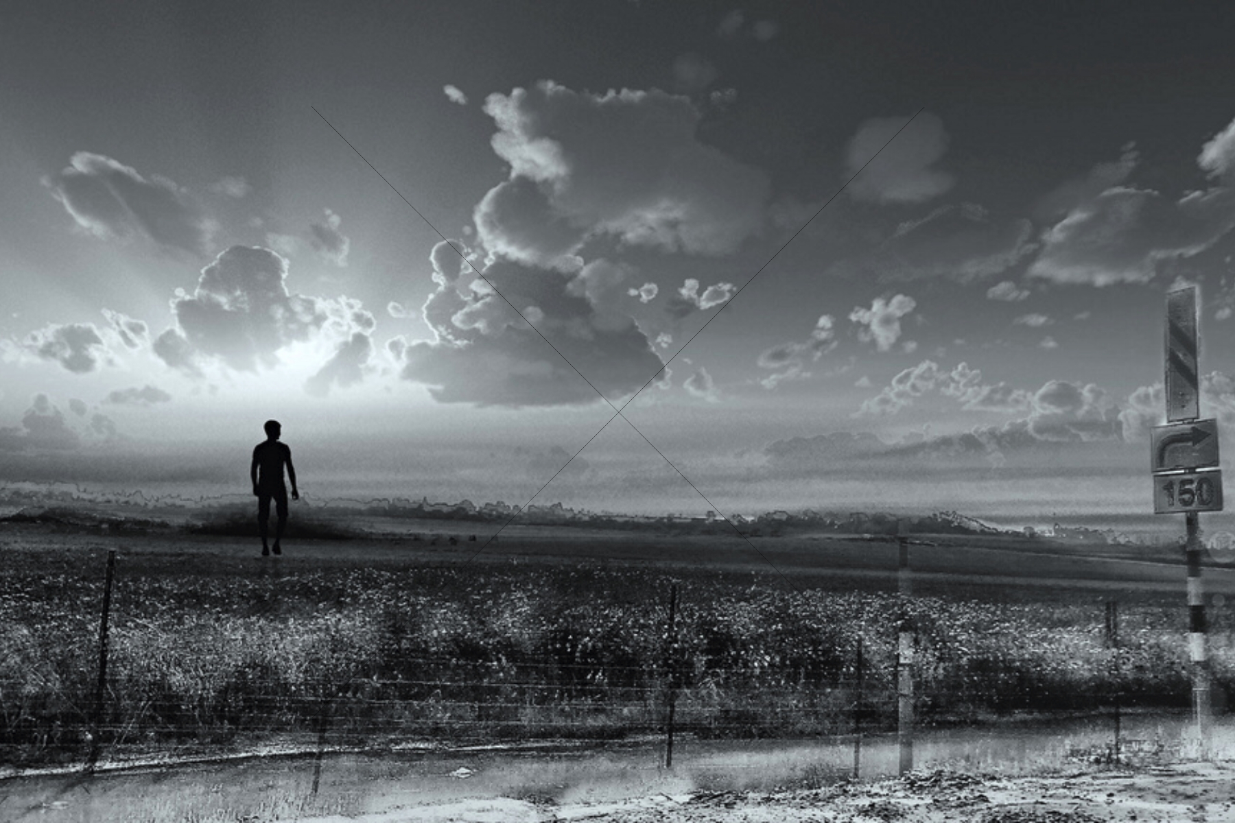 The World In Black And White 6" x 4" Photo Print