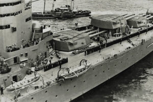 HMS Nelson showing her 16 in guns 6" x 4" Photo Print