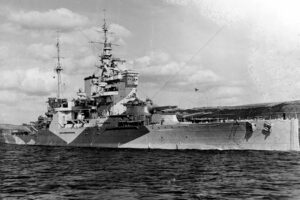 HMS Queen Elizabeth in 1943 6" x 4" Photo Print