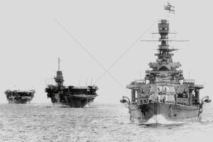 HMS Renown, HMS Courageous and HMS Furious in 1934 6" x 4" Photo Print