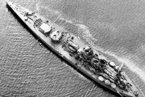 HMS Rodney from above 6" x 4" Photo Print