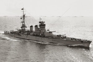 Italian battleship Andrea Doria at Pola, summer 1940 6" x 4" Photo Print