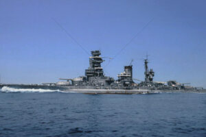 Japanese battleship Mutsu , july 27th 1936 6" x 4" Photo Print