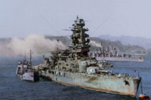 Japanese battleship Nagato on 12 November 1945 under the con 6" x 4" Photo Print