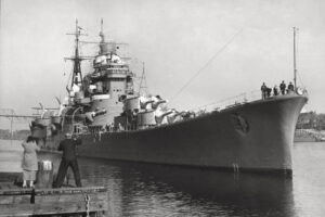 Japanese heavy cruiser Ashigara in Kiel, may 1937 6" x 4" Photo Print
