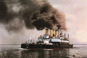 Russian battleship Navarin 6" x 4" Photo Print