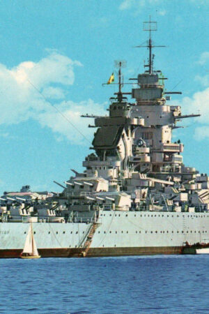 Stern view of the French battleship Richelieu(1) 6" x 4" Photo Print