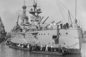 Stern view of the French battleship Richelieu 6" x 4" Photo Print