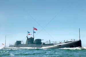 Submarine double turret HMS X-1 on January 1928 6" x 4" Photo Print