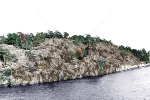 Swedish coastal defence battleship Gustav V underway in 1944 6" x 4" Photo Print