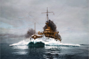 USS Connecticut at San Francisco, may 6th 1908 6" x 4" Photo Print