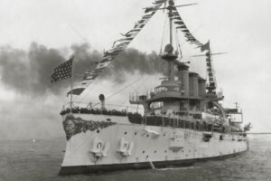 USS Connecticut at full speed 6" x 4" Photo Print
