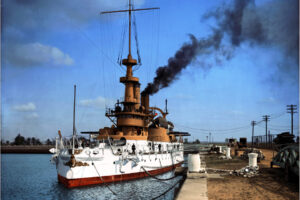 USS Indiana 6" x 4" Photo Print
