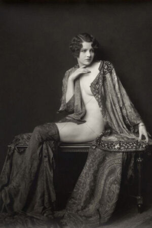 Jean Ackerman Vintage 1920s Art Deco Flapper Fan 6"x4" Photo Print