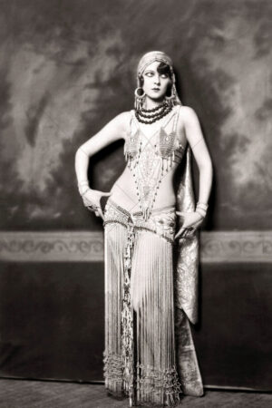 Ziegfeld Model 1920s Flapper Portrait Cross 6"x4" Photo Print