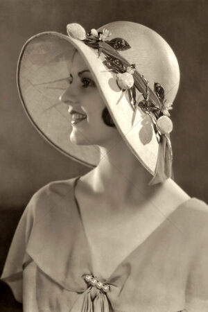 Ziegfeld Model 1920s Flapper Turban Hair 6"x4" Photo Print