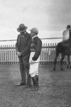 Trainer and Jockey Ted McMenamin Moorefield Racecourse 1934 6"x4" Photo Print