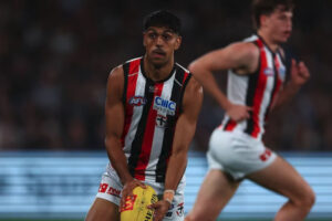 Nasiah Wanganeen-Milera Preparing To Handball During Match 6" x 4" Photo Print