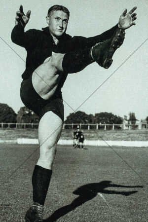 John Nicholls Carlton Star Vintage Kick 6" x 4" Photo Print