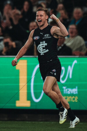 Corey Durdin Carlton Football Celebration 6" x 4" Photo Print