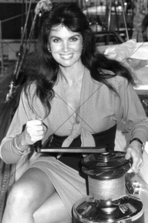 Caroline Munro Vintage B/W Portrait 6" x 4" Photo Print