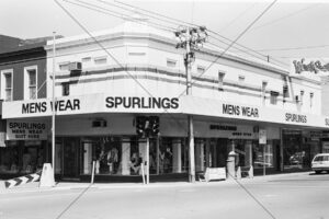 Spurlings Menswear Corner Barkly & Droop St 6" x 4" Photo Print