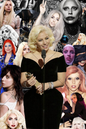 Lady Gaga Singer Collage 6" x 4" Photo Print