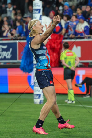 Ollie Dempsey Geelong Cats Celebration 6" x 4" Photo Print