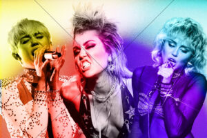 Miley Cyrus Live Performance Collage 6" x 4" Photo Print