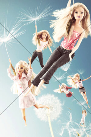 Barbie Dolls Dandelion Flight 6" x 4" Photo Print