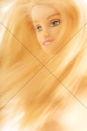 Barbie Doll Side Portrait With Hair 6" x 4" Photo Print