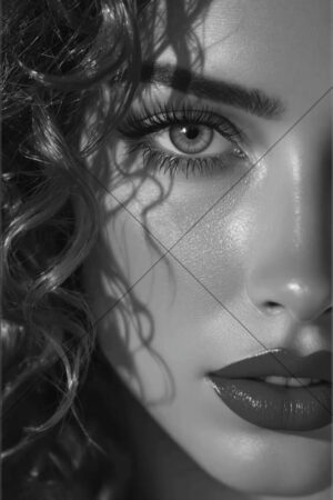 Black and White Portrait  6" x 4" Photo Print