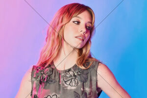 Sydney Sweeney Pink & Blue Studio Portrait 6" x 4" Photo Print