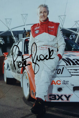 Peter Brock Leaning On Torana Race Car 6" x 4" Photo Print
