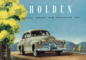 Holden FX 1948 New Australian Car Artwork A4 Print