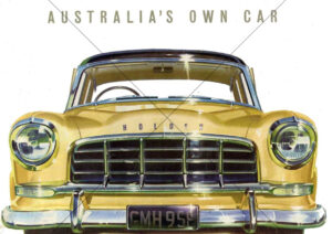 Holden FC 1958 Front View From Flyer Brochure A4 Print