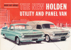 Holden EJ 1963 Utility And Panel Van From Flyer Brochure A4 Print