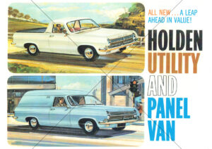 Holden HD Utility and Panel Van Flyer A4 Print