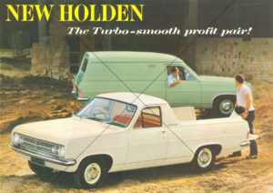 Holden HR Utility and Panel Van Flyer A4 Print