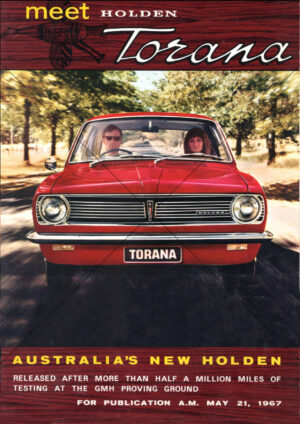 Holden HB Torana Release Brochure A4 Print
