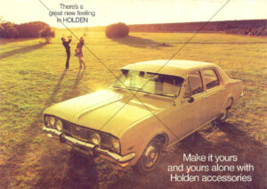 Holden HT Accessories From Flyer Brochure A4 Print