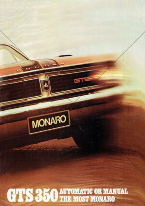 Holden Monaro GTS 350 1969 From Flyer Brochure A4 Print