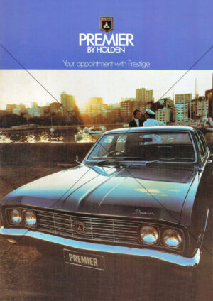 Holden HG Premier 1970 From Flyer Brochure A4 Print
